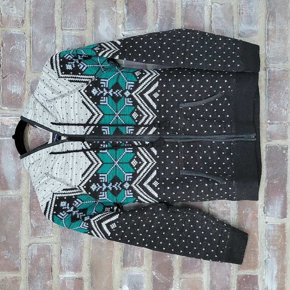 AEO Fleece Lined Zip Up Sweater